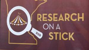 Research on a Stick University of Minnesota Logo Banner sqk