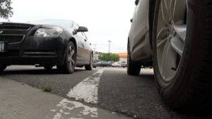 Bemidji Downtown Parking Cars sqk