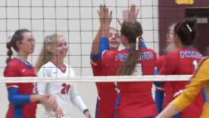 Pequot Lakes Volleyball Game 16x9