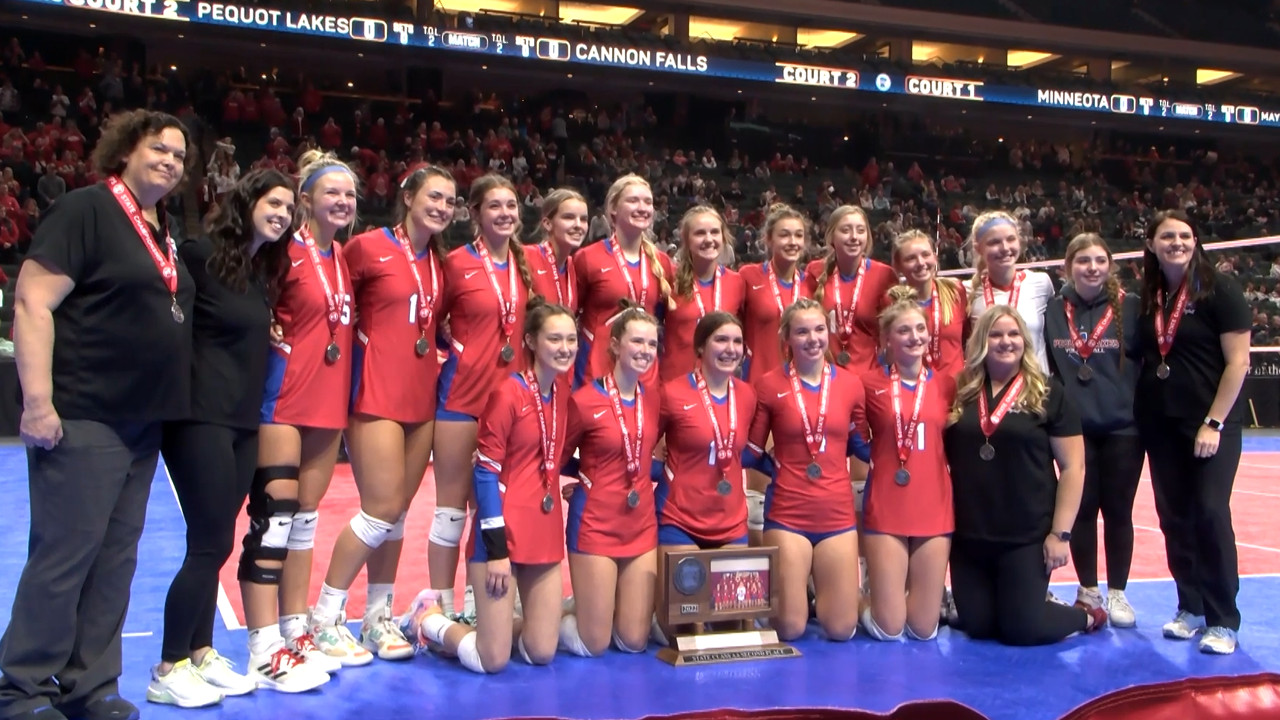 Pequot Lakes Volleyball Falls Short in Class AA Title Game, Earns First-Ever State Runner-Up Finish