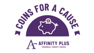 Affinity Plus Coins for a Cause Logo sqk