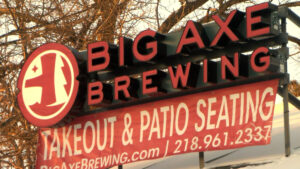 Big Axe Brewing Sign sqk