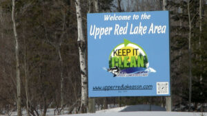 Upper Red Lake Keep It Clean Sign 16x9