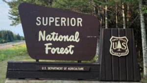 Superior National Forest Sign sqk