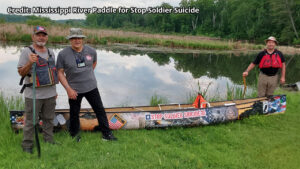 Mississippi River Paddle for Stop Soldier Suicide 16x9