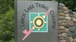 Leech Lake Tribal College Sign 16x9