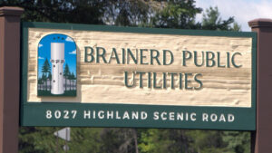 Brainerd Public Utilities Sign sqk