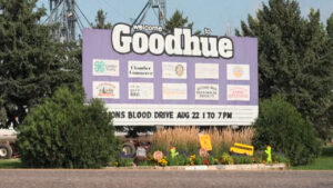 Goodhue City Sign sqk