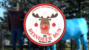 Reindeer Run Logo Paul and Babe 16x9