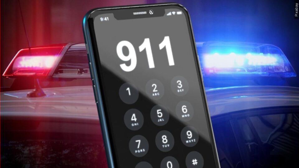 911 Phone Police Lights Generic