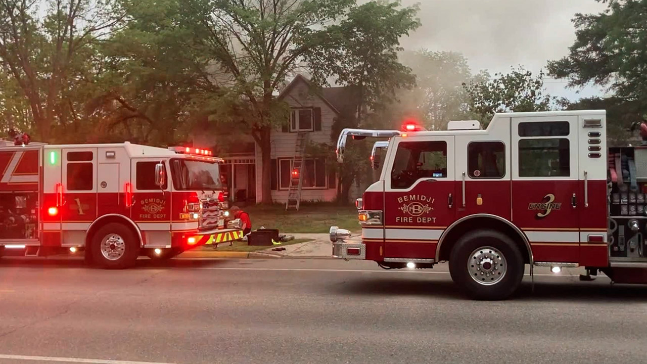 Crews Respond to House Fire in Bemidji