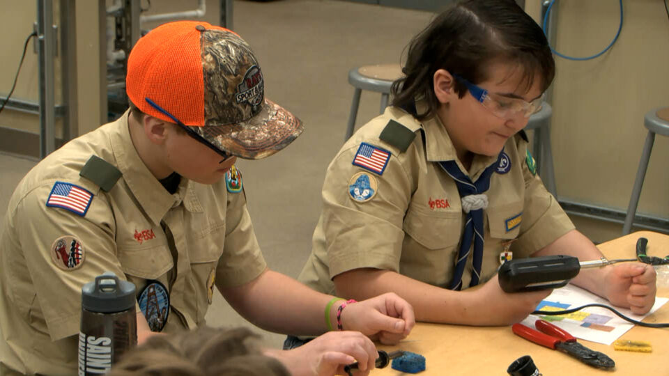 Boy Scouts Merit Badge Day Soldering