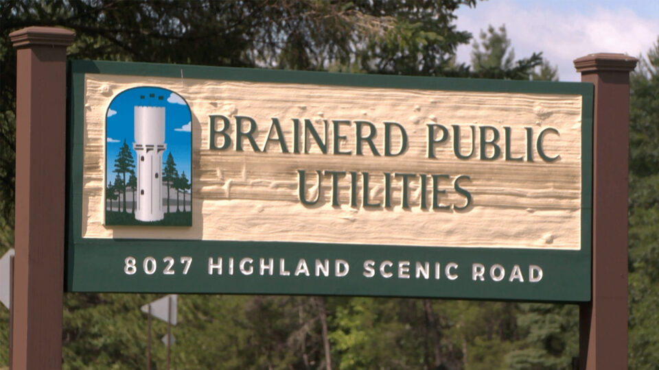 Brainerd Public Utilities Sign