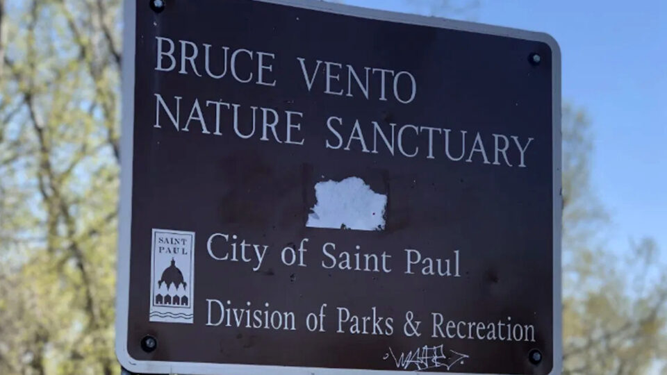 Bruce Vento Nature Sanctuary Sign Sqk