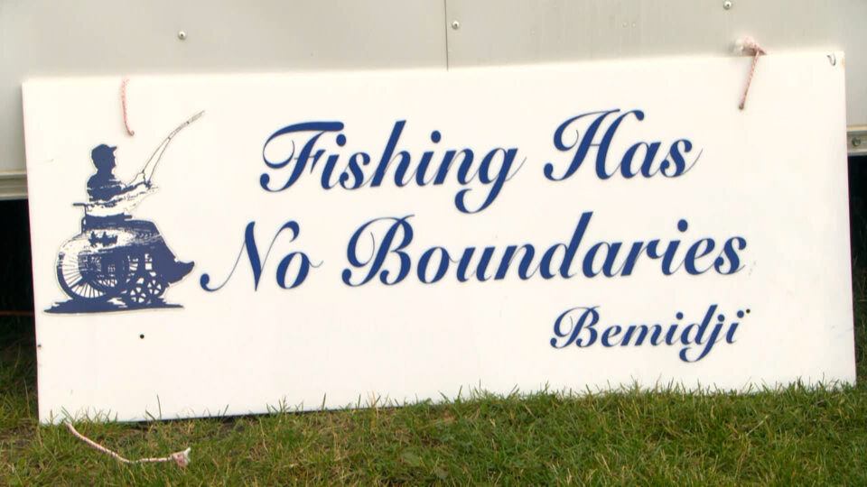 Fishing Has No Boundaries Bemidji Sign