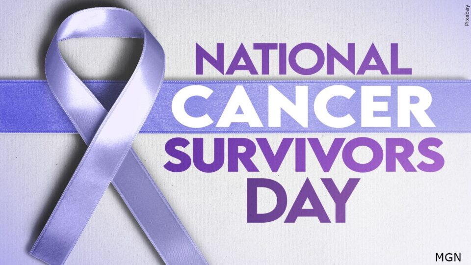 National Cancer Surivors Day Ribbon