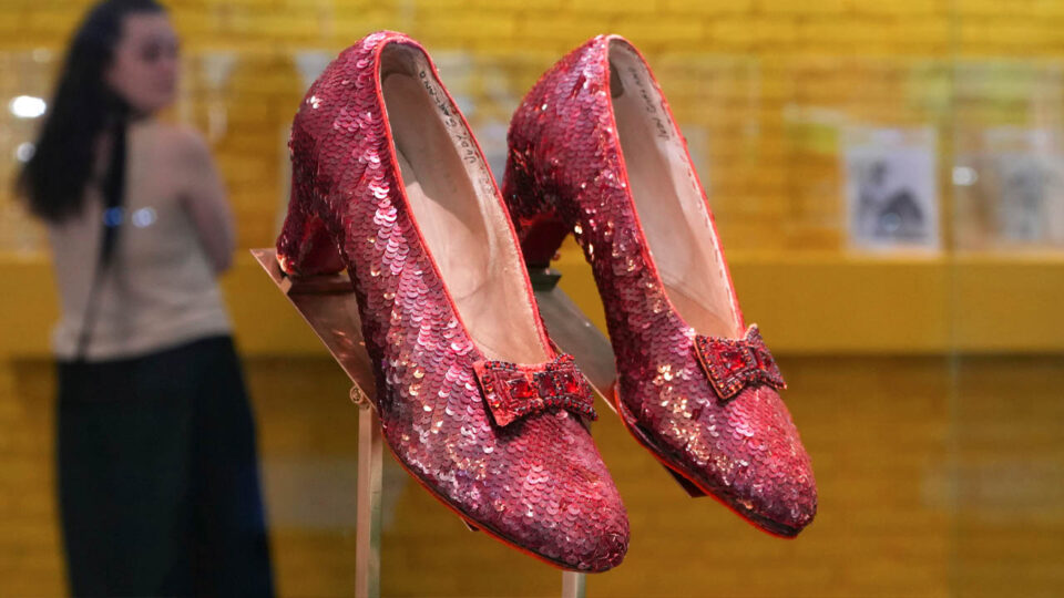 Ruby Slippers Wizard Of Oz Auction Ap File Thumbnail