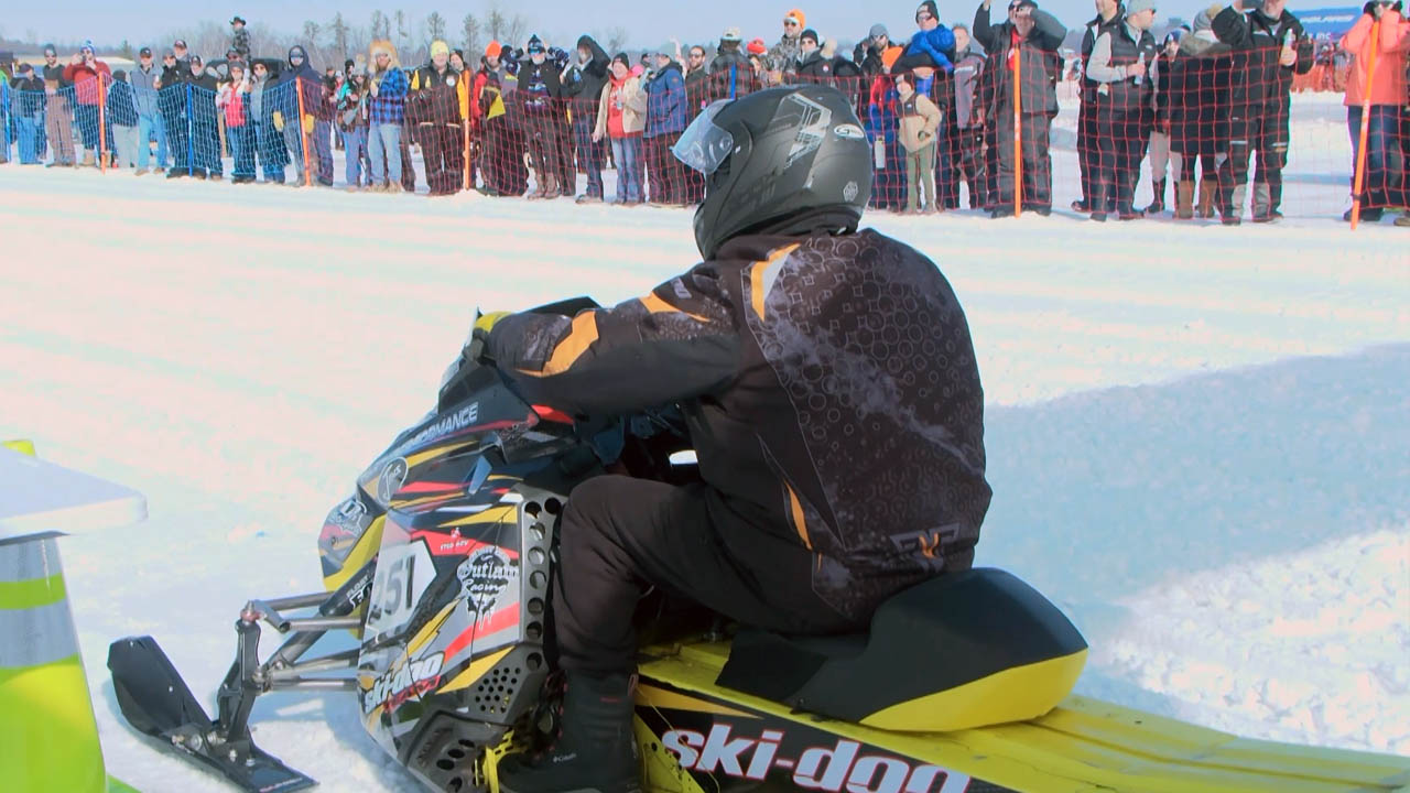5th Annual Triplefest Snowmobile Races Held at Breezy Point Resort