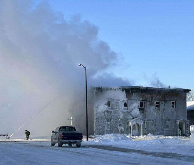 Wadena Apartment Fire Firefighting