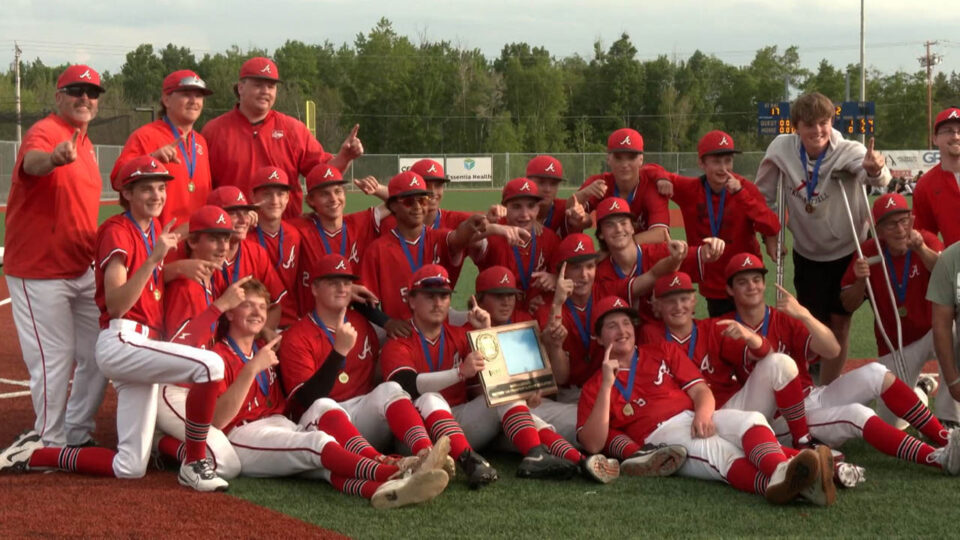 aitkin baseball section title 2026