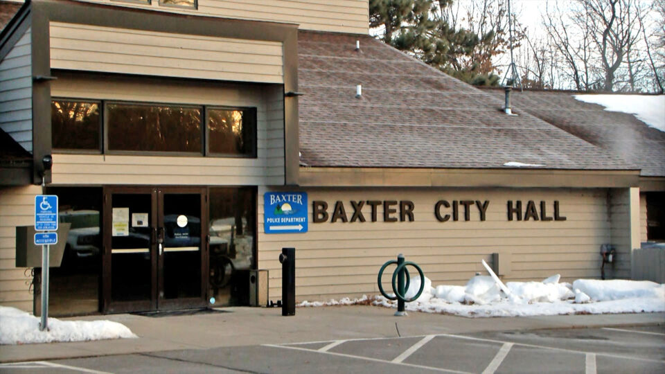baxter city hall building february 2026 thumbnail