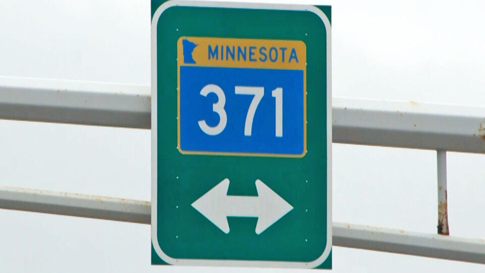 baxter highway 371 sign sqk