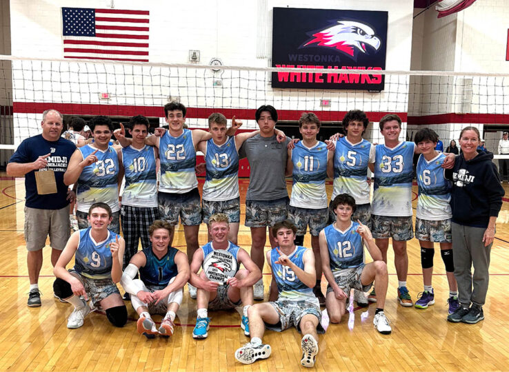 bemidji boys' volleyball westonka champions cg ns