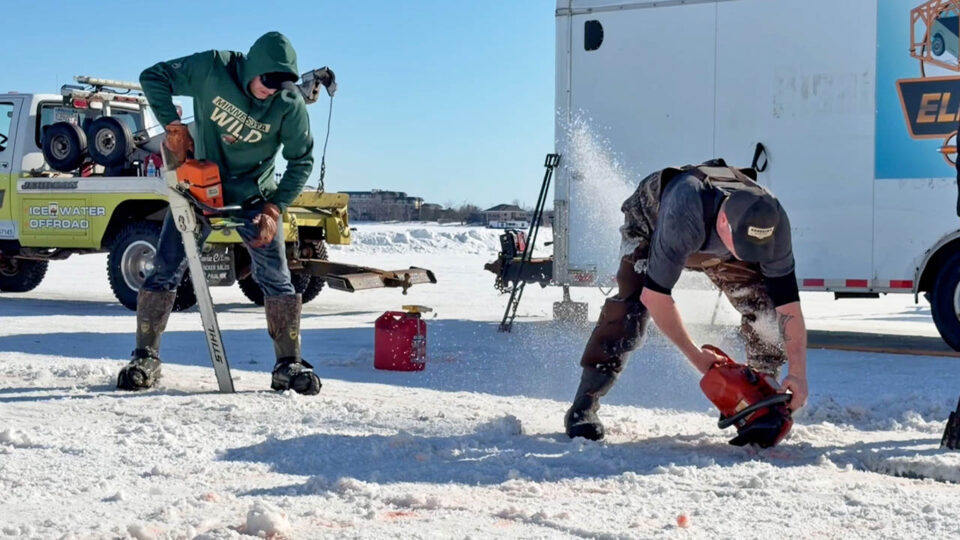 brrrmidji days plunge lake bemidji prep ice thumbnail 2