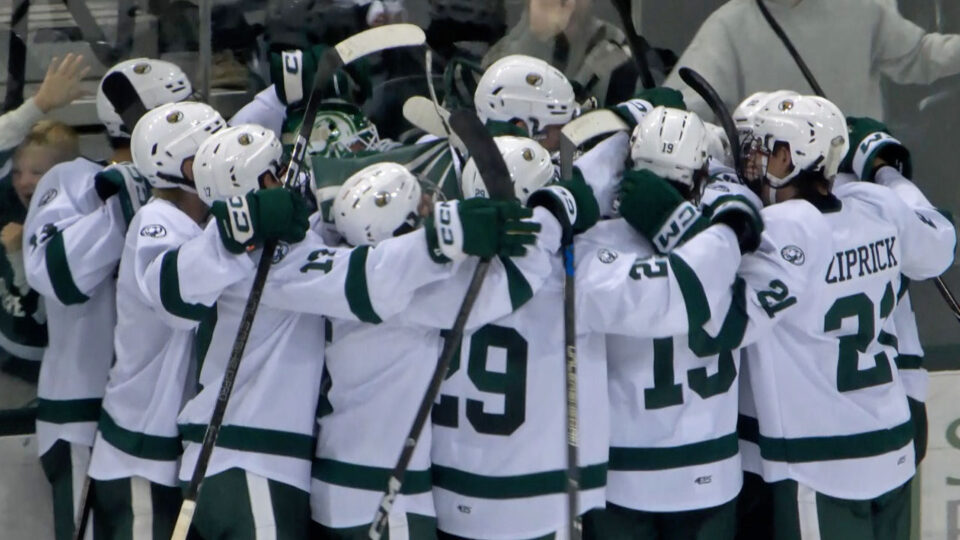 bsu men's hockey st. cloud state win 2026