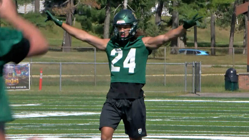 caden bolte bsu football practice thumbnail