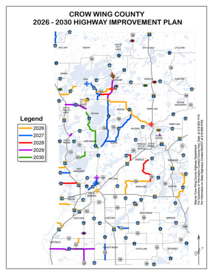 crow wing county 2026 30 highway plan