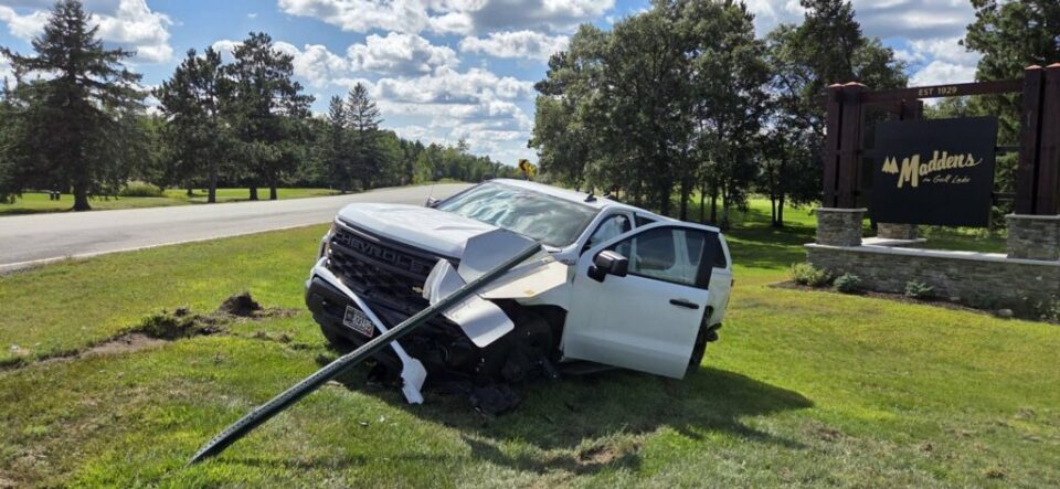 crow wing county squad car crash crash madden's full