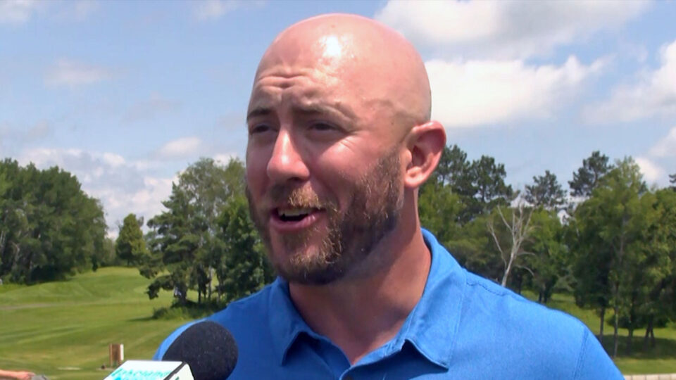 joe haeg game winning drive brainerd golf fundraiser sqk