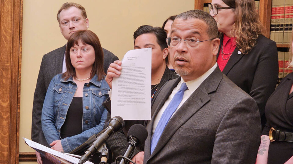 keith ellison lawsuit transgender sports ap thumbnail