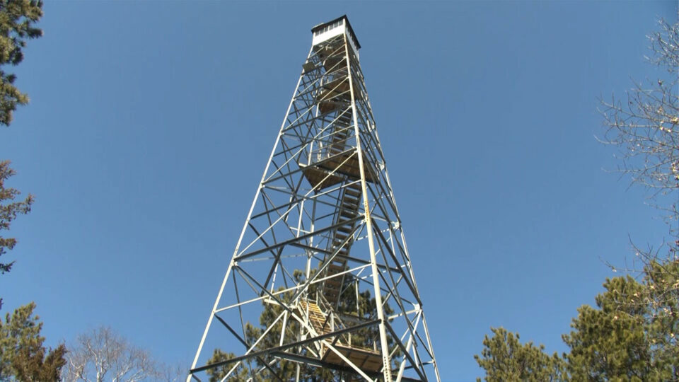 pequot lakes fire lookout tower paul m. thiede thumbnail