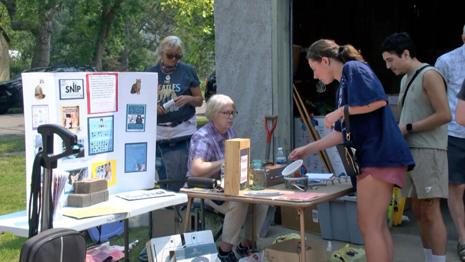snip garage sale fundraiser thumbnail